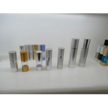 15ml 30ml 50ml 100ml 200ml Botellas Airless de plástico de la bomba redonda